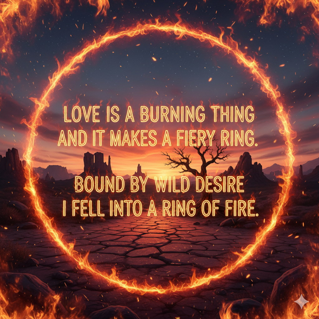 A Comprehensive Guide to ring of fire lyrics