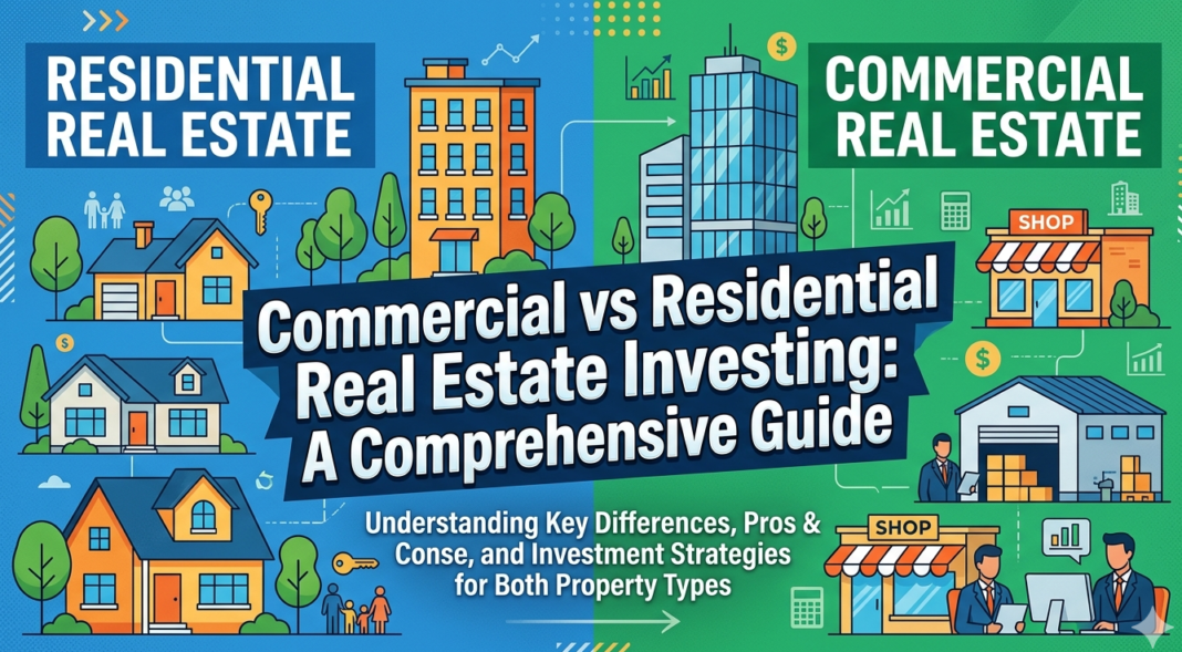 Commercial vs Residential Real Estate Investing