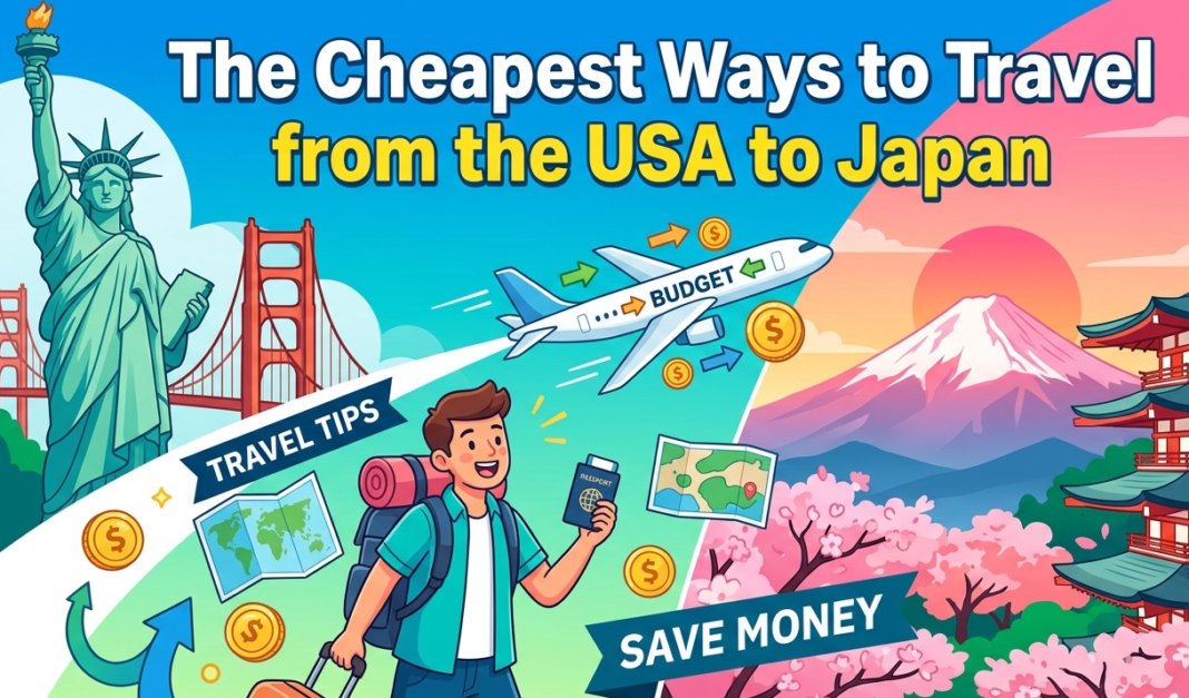The Cheapest Ways to Travel from the USA to Japan